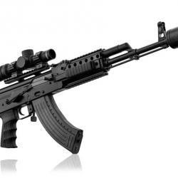 Pack WBP Jack rail picatinny cal 7.62x39 avec optique et silencieux !B! PACK WBP JACK RAIL 7.62X39 +