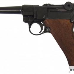 Pistolet Denix Luger P08 Parabellum crosse bois Pistolet Luger bois