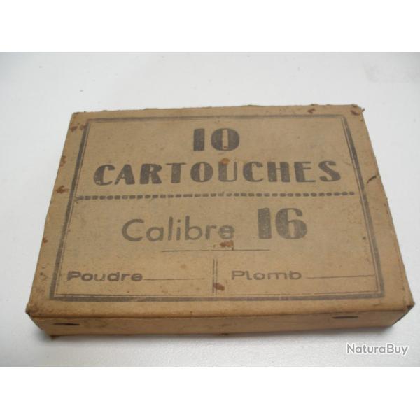 Bote MGM 10 Cartouches  broche Cal 16 Pb 5