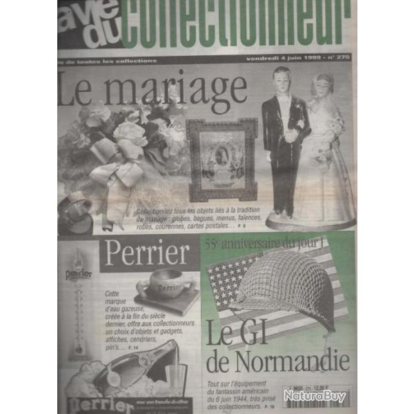 la vie du collectionneur 275 juin 1999, le gi de normandie , perrier, salires et coquetiers, le mar