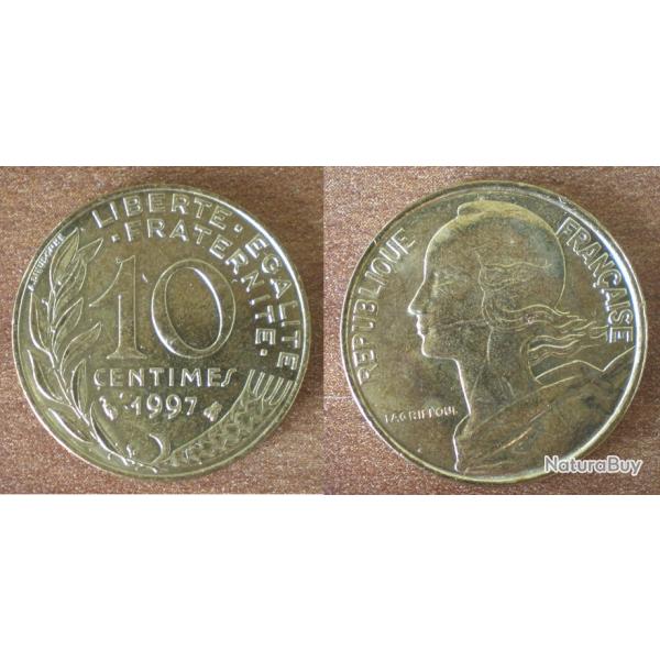 France 10 Centimes 1997 Piece Lagriffoul Franc