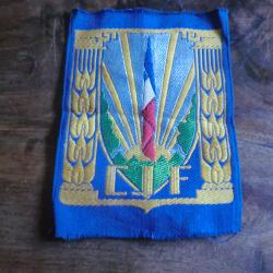 insigne tissu CJF  camp jeunesse française WW2