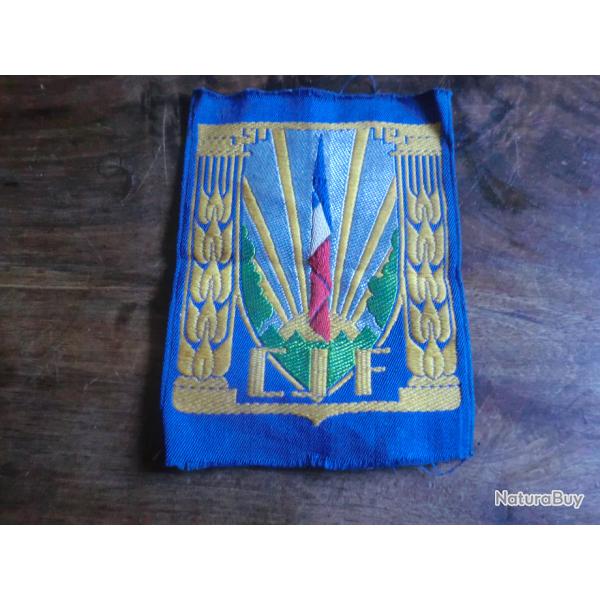 insigne tissu CJF  camp jeunesse franaise WW2