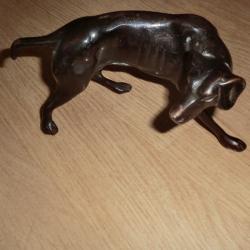 bronze animalier chien de chasse