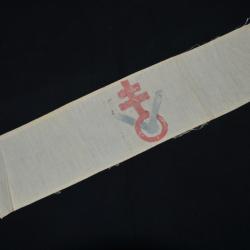 BRASSARD FRANCAIS FFI -REGION C-LORRAINE-VOSGES-LIBERATION-MAQUIS-RESISTANCE-2°WW