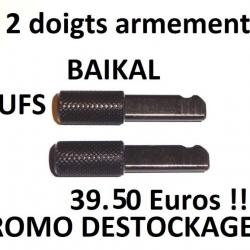 lot de 2 doigts armement NEUFS fusil BAIKAL MP153 MP155 mp 153 mp 155 - VENDU PAR JEPERCUTE (b13922)