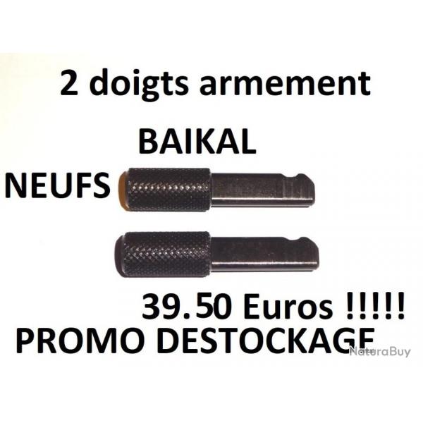 lot de 2 doigts armement NEUFS fusil BAIKAL MP153 MP155 mp 153 mp 155 - VENDU PAR JEPERCUTE (b13922)