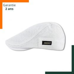 Casquette béret - Blanc -Tailles 56 à 60 cm - Garantie 2 ans