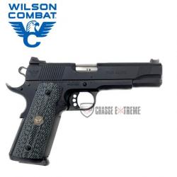 Pistolet WILSON COMBAT 1911 Cqb Elite Noir Cal 9x19 Plaquettes G10 Gris/Noir