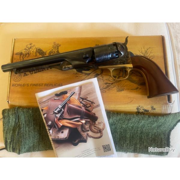 Colt 1860 Uberti blue cal 44 poudre noire neuf