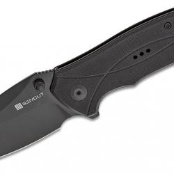 Couteau Sencut Hyrax Black Manche G10 Lame Acier 9Cr18MoV Black IKBS Linerlock Clip S230971