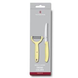 6.7116.23L82 jeu de 2 pièces Victorinox Swiss Classic en jaune