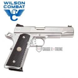 Pistolet WILSON COMBAT 1911 Cqb Elite Stainless Cal 9x19 Plaquettes G10 Noires