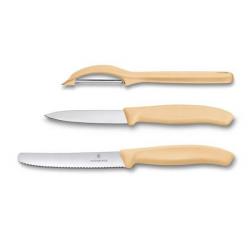 6.7116.31L92 Set de 3 pièces Victorinox Swiss Classic orange pastel