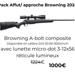 Pack affut/approche A-Bolt 3 + compo