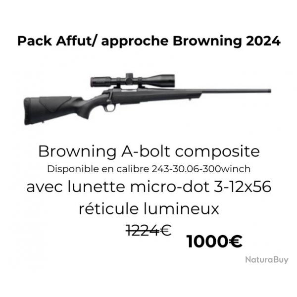 Pack affut/approche A-Bolt 3 + compo