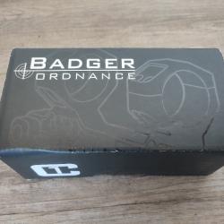 Montage Badger Ordnance 34mm 1.70" 0moa TAN