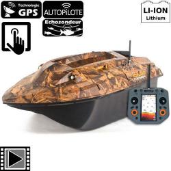 Bateau Amorceur Carp Design V80 Evo+ Echo GPS Camo