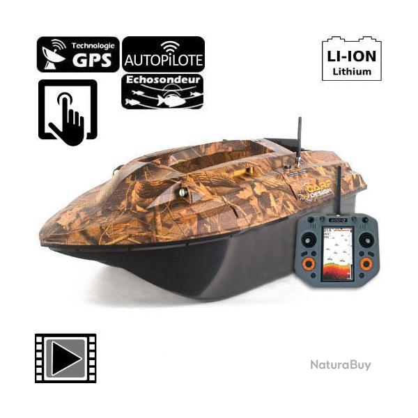 Bateau Amorceur Carp Design V80 Evo+ Echo GPS Camo