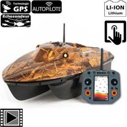 Bateau Amorceur Carp Design V70 Evo+ Echo GPS Camo