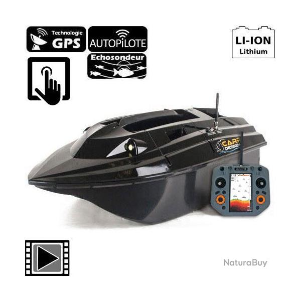 Bateau Amorceur Carp Design V80 Evo+ Echo GPS