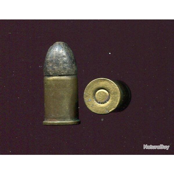 .380 Short Revolver Bull Dog - Peu courant tui de 15.5 mm de long au lieu de 17.5 mm habituellement