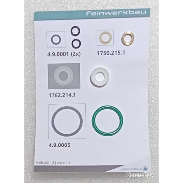 KIT DE JOINTS FEINWERKBAU pour PISTOLET C25 / C20 / C10