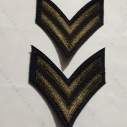 Paire de grades armée us CAPORAL original 1