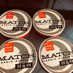 PLOMB CAL 4,5 H&N MATCH LOT DE 4 BOITES DE 500 NEUVES