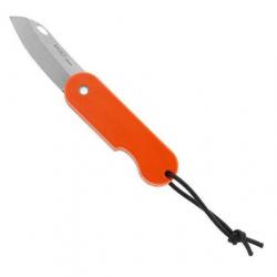 Couteau "Basic" plastique recyclable, Couleur orange [Skult]