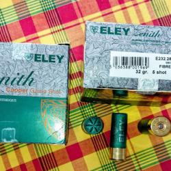 2 × 25 Eley Zénith 32 grs n°5 calibre 12