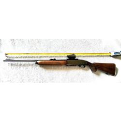 Remington 742 Woodmaster + rail+ point rouge