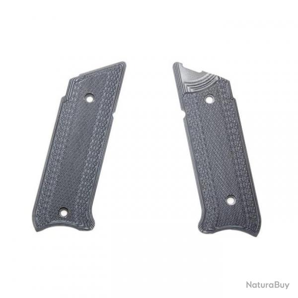 PLAQUETTES RUGER MK-IV GRY/BLK CHECKER G10 TACTICAL 61076