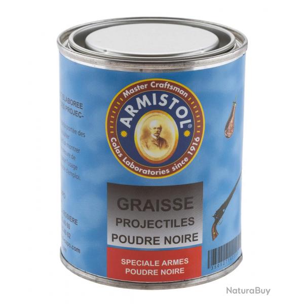 ARMISTOL - GRAISSE PROJECTILES POUDRE NOIRE 250 ml