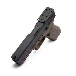 TONI SYSTEM OPXGLB Base de point rouge en aluminium pour GLOCK G17, G19, G22, G23, G34, G35