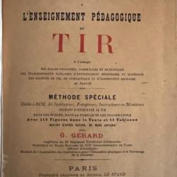 Livre L'enseignement pédagogique du tir de 1894