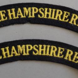 insignes de manches anglais the hampshire reg t