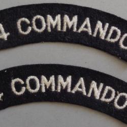 insignes de manches 4 commando