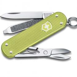 BEL1064 COUTEAU SUISSE VICTORINOX CLASSIC ALOX LIME TWIST 5 FONCTIONS NEUF