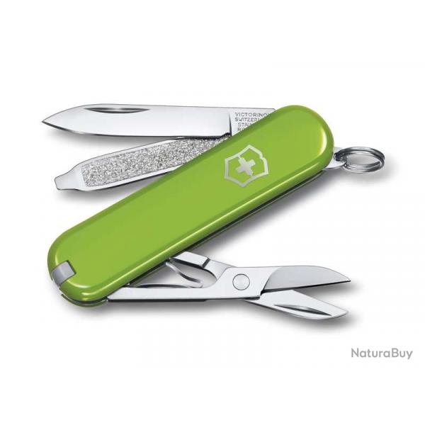 BEL1066 COUTEAU SUISSE VICTORINOX CLASSIC SD SMASHED AVOCADO 7 FONCTIONS NEUF