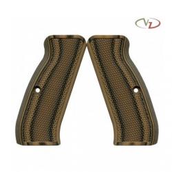 VZ Grips - Poignée pour CZ75 modèle Tactical Diamonds - Full Size - Hyena Brown