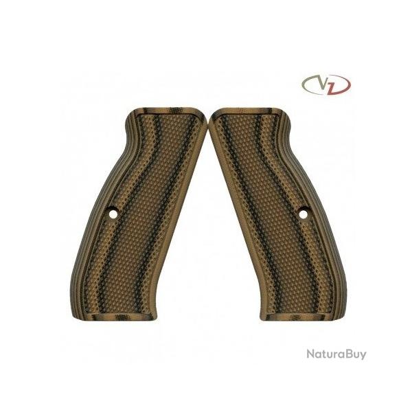 VZ Grips - Poigne pour CZ75 modle Tactical Diamonds - Full Size - Hyena Brown