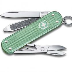 BEL1067 COUTEAU SUISSE VICTORINOX CLASSIC SD MINTY MINT ALOX BLEU MENTHE GLACIALE 5 FONCTIONS NEUF