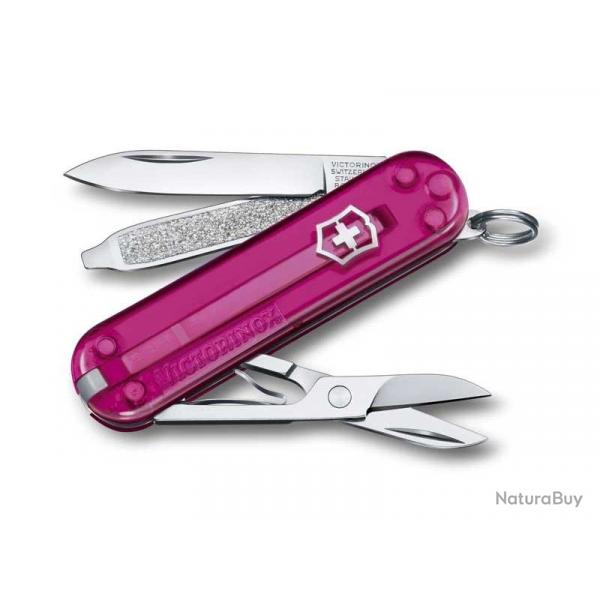 BEL1080 COUTEAU SUISSE VICTORINOX CLASSIC SD CUPCAKE DREAM TRANSLUCIDE 7 FONCTIONS NEUF