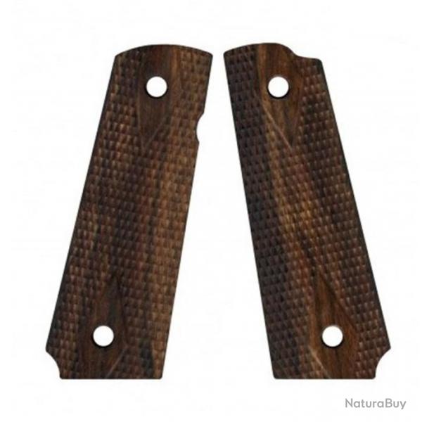 VZ Grip - Poigne en bois pour 1911 modle Double Diamond - Palissandre des Carabes