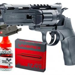 Pack laser "REVOLVER UX TORNADO" CO2 - BILLES ACIER/4.5MM