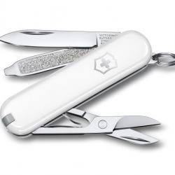 BEL1084 COUTEAU SUISSE VICTORINOX CLASSIC SD FALLING SNOW 7 FONCTIONS NEUF