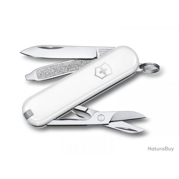 BEL1084 COUTEAU SUISSE VICTORINOX CLASSIC SD FALLING SNOW 7 FONCTIONS NEUF