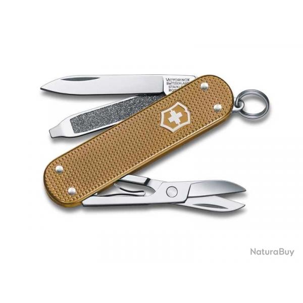 BEL1085 COUTEAU SUISSE VICTORINOX CLASSIC SD WET SAND ALOX 5 FONCTIONS NEUF