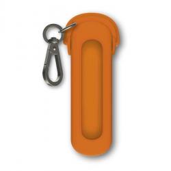 BEL1089 ETUI / COQUE SILICONE VICTORINOX CLASSIC SD ECOUTEURS MANGO TANGO ORANGE NEUF